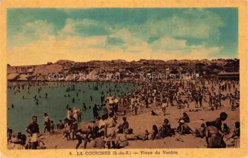 AK / Ansichtskarte La Couronne Carro 13 Bouches-du-Rhone Plage du Verdon