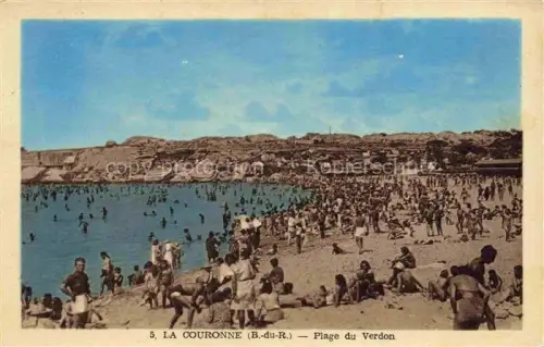 AK / Ansichtskarte La Couronne Carro 13 Bouches-du-Rhone Plage du Verdon