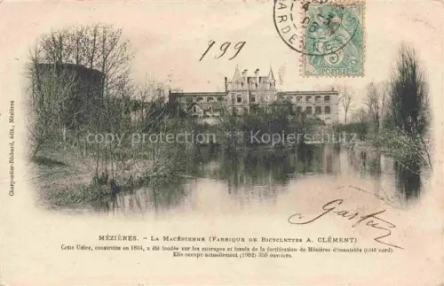 AK / Ansichtskarte Mezieres CHARLEVILLE-MEZIERES 08 Ardennes La Macerienne Fabrique de Bicycletts A Clement