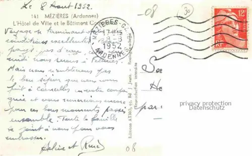 AK / Ansichtskarte Mezieres CHARLEVILLE-MEZIERES 08 Ardennes Hotel de Ville et le Batiment Communal