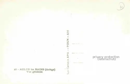 AK / Ansichtskarte Aulus-les-Bains Saint-Girons 09 Ariege Vue generale