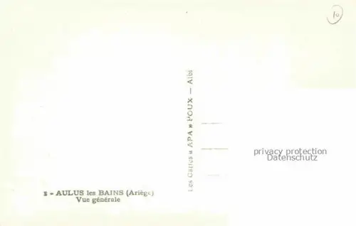 AK / Ansichtskarte Aulus-les-Bains Saint-Girons 09 Ariege Vue generale