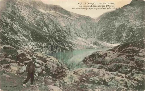AK / Ansichtskarte Aulus-les-Bains Saint-Girons 09 Ariege Lac du Garbet le plus grand des environs d'Aulus