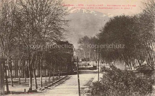 AK / Ansichtskarte Lavelanet FOIX 09 Ariege Promenade de l'Eglise Le Pic St Barthelemy