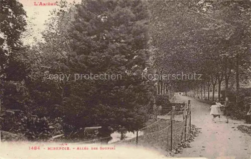 AK / Ansichtskarte Mirepoix  Pamiers 09 Ariege Allee des Soupirs