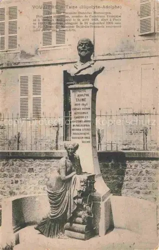 AK / Ansichtskarte VOUZIERS Aisne 08 Ardennes Taine Hipolyte Adolphe Statue