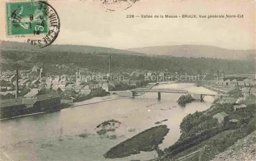 AK / Ansichtskarte Braux-sur-Meuse Charlesville-Mezieres 08 Ardennes Vue generale Nord Est