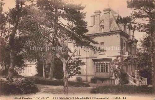 AK / Ansichtskarte Arromanches-les-Bains Bayeux 14 Calvados Hôtel Pension L'Oasis