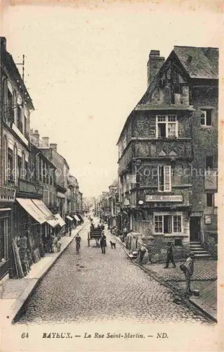 AK / Ansichtskarte Bayeux 14 Calvados Rue Saint-Martin
