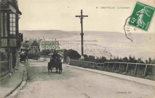 AK / Ansichtskarte TROUVILLE -SUR-MER 14 Calvados Le Calvaire Croix
