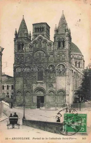 AK / Ansichtskarte ANGOULEME 16 Charente Portail de la Cathédrale Saint-Pierre