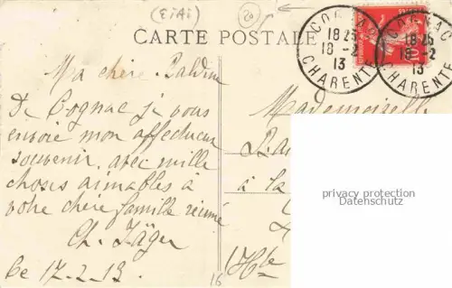 AK / Ansichtskarte COGNAC 16 Charente La Charente devant le Château Francois Ier