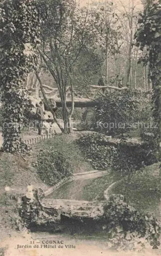 AK / Ansichtskarte COGNAC 16 Charente Jardin de l'Hôtel de Ville