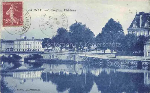 AK / Ansichtskarte Jarnac COGNAC 16 Charente Place du Château