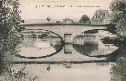 AK / Ansichtskarte Jarnac COGNAC 16 Charente Les ponts sur la Charente