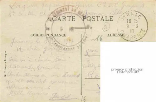 AK / Ansichtskarte Jarnac COGNAC 16 Charente Vue panoramique sur le Quartier de la Gare