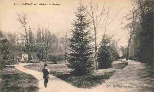 AK / Ansichtskarte Jarnac COGNAC 16 Charente Intérieur du Square