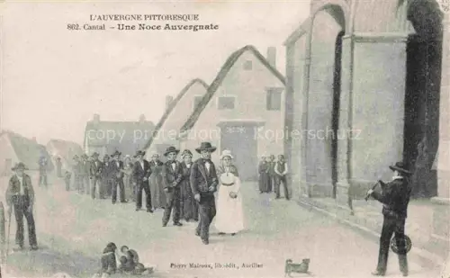 AK / Ansichtskarte CANTAL (=Departement-15) Une noce auvergnale