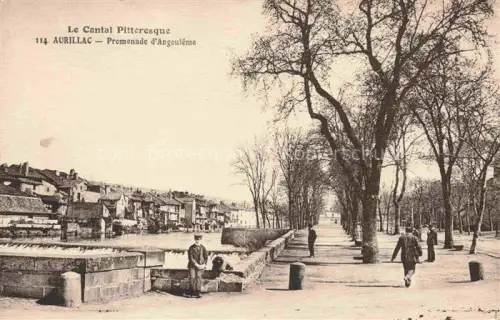 AK / Ansichtskarte AURILLAC 15 Cantal Promenade d'Angoulême