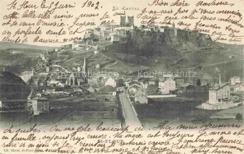 AK / Ansichtskarte St-Flour Haut-Auvergne 15 Cantal Vue générale