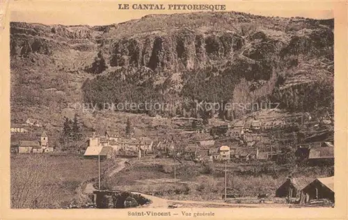 AK / Ansichtskarte Saint-Vincent-de-Salers Vue générale