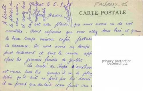 AK / Ansichtskarte Falgoux Le MAURIAC 15 Cantal Col de Nerom et Vallée du Falgoux