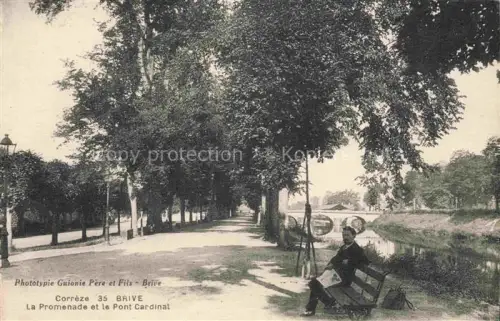 AK / Ansichtskarte BRIVE -LA-GAILLARDE 19 Correze La Promenade et le Pont Cardinal