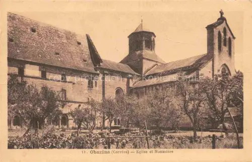 AK / Ansichtskarte Obazine Aubazines Brive-la-Gaillarde 19 Correze Eglise et Monastère