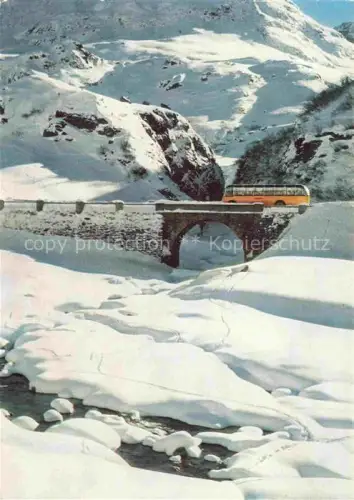 AK / Ansichtskarte Postbus Postauto Omnibus Julier Schweiz