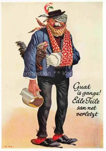 AK / Ansichtskarte Bier Beer Biere Huhn Witzig