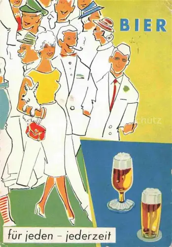 AK / Ansichtskarte Bier Beer Biere Jederzeit fuer jeden 