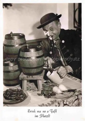 AK / Ansichtskarte Bier Beer Biere Gaststaette Platzl Muenchen Fass
