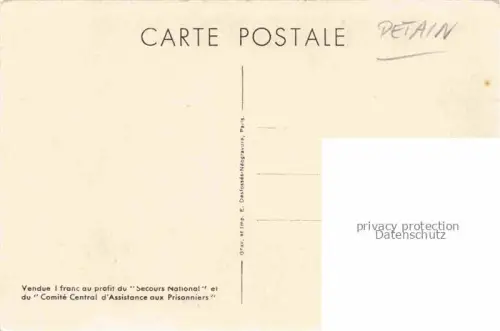 AK / Ansichtskarte PETAIN Philippe Militaria France Secours National entraide Hiver du Marschall 