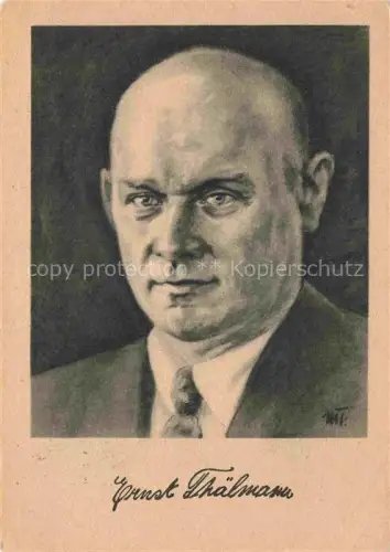 AK / Ansichtskarte THaeLMANN Ernst (1886-1944) Politik Deutschland KPD Berlin