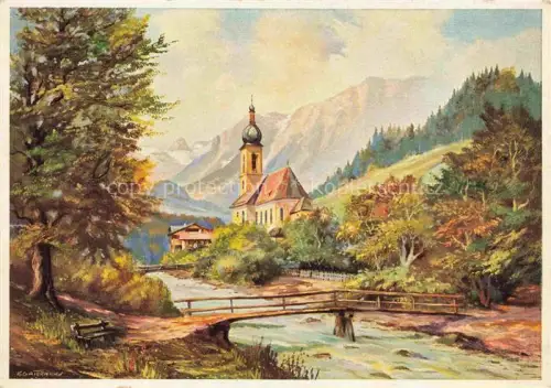 AK / Ansichtskarte GATERMANN K. Kuenstlerkarte Nr. 2220 Emil Koehn Ramsau bei Berchtesgaden 