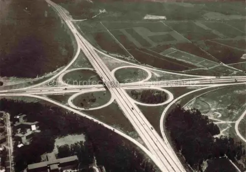 AK / Ansichtskarte Autobahn Autostrada Autoroute Highway Frankfurter Kreuz Hessen