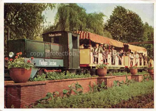 AK / Ansichtskarte GRUGA Ausstellungspark EssEN Ruhr Liliputbahn Kleinbahn Eisenbahn 