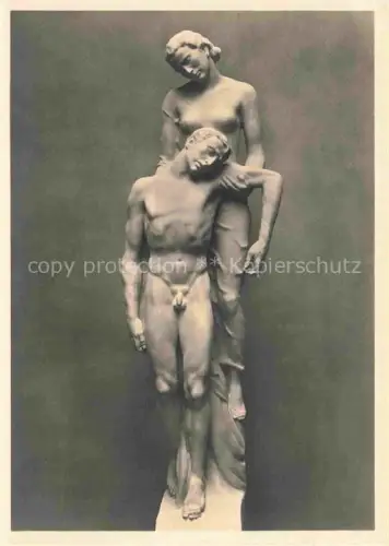 AK / Ansichtskarte THORAK Ernst Skulpturen Letzter Flug Muenchen Haus de Deutschen Kunst 