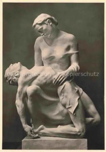 AK / Ansichtskarte THORAK Ernst Skulpturen Piete Muenchen Haus der Deutschen Kunst 