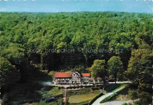 AK / Ansichtskarte Corvey Hoexter Weser Berghotel Froehlicher Wanderer 