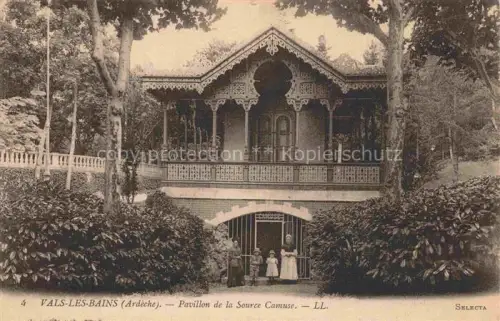 AK / Ansichtskarte Vals-les-Bains Largentiere 07 Ardeche Pavillon de la Source Camuse