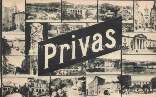 AK / Ansichtskarte Privas 07 Ardeche Vue partielle