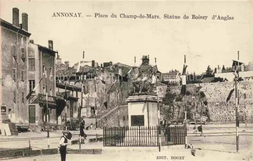 AK / Ansichtskarte Annonay Tournon 07 Ardeche Place du Champ de Mars Statue de Boissy d'Anglas