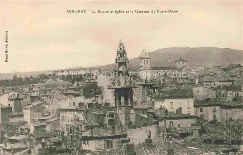 AK / Ansichtskarte Annonay Tournon 07 Ardeche La Nouvelle Eglise et le Quartier de Notre Dame