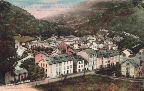 AK / Ansichtskarte Ax-les-Thermes Ax-les-Hermes FOIX 09 Ariege Vue sur la Ville Prise du Cote Sud