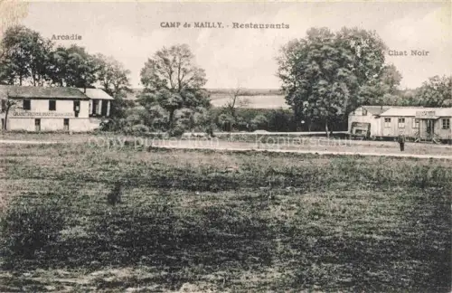 AK / Ansichtskarte Mailly-le-Camp Mailly-sur-Aube Troyes 10 Aube Restaurants Chat Noir