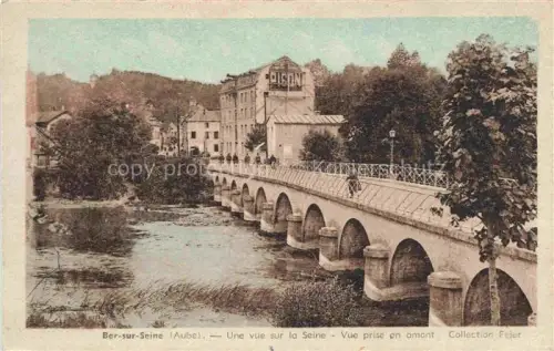 AK / Ansichtskarte Bar-sur-Seine Troyes 10 Aube Une vue sur la Seine Vue prise en amont
