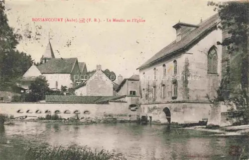 AK / Ansichtskarte Bossancourt Bar-sur-Aube 10 Aube Le Moulin et l'Eglise