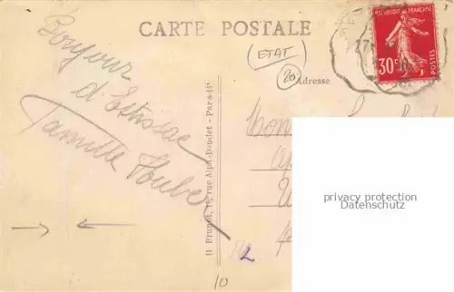 AK / Ansichtskarte Estissac Troyes 10 Aube La Poste