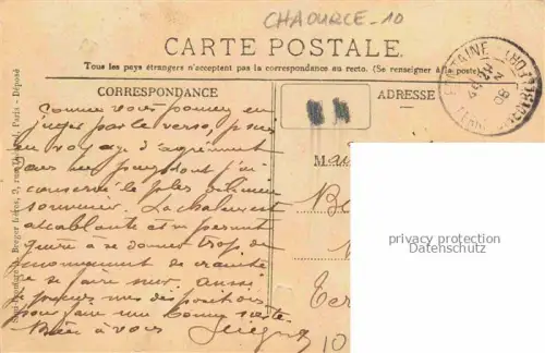 AK / Ansichtskarte Chaource Troyes 10 Aube Souvenir Vue partielle